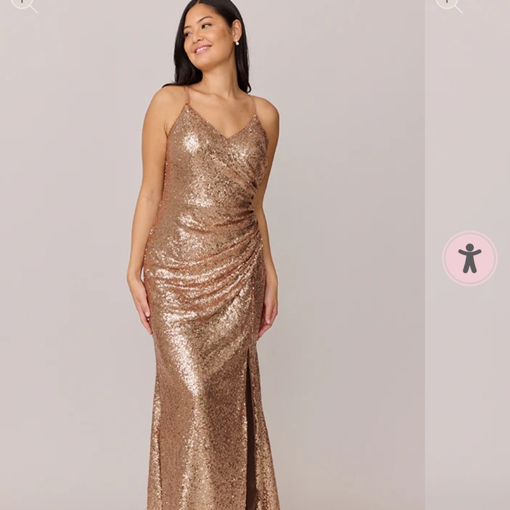Revelry Rory Sequin Dress - Rose Gold